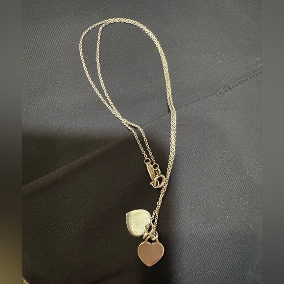 Return to Tiffany Double Heart Tag Pendant in Silver, Mini - Picture 4 of 4